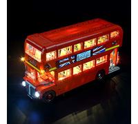 GEAMENT Set di Luci LED per London Bus (Autobus Londinese) - Kit Di Illuminazione Compatibile Con LEGO Creator Expert 10258 (Modello di mattoncini non incluso)