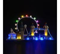 GEAMENT Set di Luci LED per Londra (London) Modello da Costruire - Kit Di Illuminazione Compatibile Con LEGO Architecture 21034 (Modello di mattoncini non incluso)