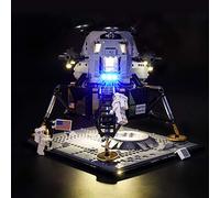 GEAMENT Set di Luci LED per NASA Apollo 11 Lunar Lander - Kit Di Illuminazione Compatibile Con LEGO Creator 10266 (Modello di mattoncini non incluso)