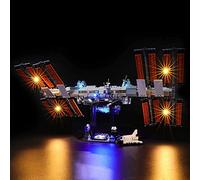 GEAMENT Set di Luci LED per Stazione spaziale internazionale - Kit di illuminazione Compatibile Con LEGO International Space Station Ideas 21321 (Modello di mattoncini non incluso)