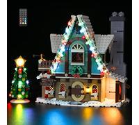 GEAMENT Set di Luci LED (Telecomando) Compatibile Con LEGO La Casa degli Elfi (Elf Club House) - Kit Di Illuminazione per Creator 10275 (Modello di mattoncini non incluso)