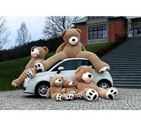 Geant Orso di peluche 130 cm - Teddy Bear 51 inch - Bambino giocattolo orsacchiotto marrone - grande peluche orsetto - regalo di compleanno dei bambini per bambina ragazza fidanzata - morbido cuscino
