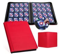 GEAoffice Raccoglitore per carte grande, resistente per 1000 carte per oltre 1000 carte, robusto raccoglitore per collezione di carte da 16 tasche, raccoglitore per carte collezionabili con zip per