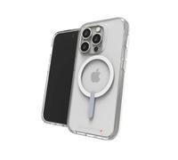 Gear 4 ZAGG Crystal Palace D30 - Custodia protettiva compatibile con iPhone 14 Max, sottile, leggera, custodia rigida, antiurto, ricarica wireless, MagSafe, trasparente