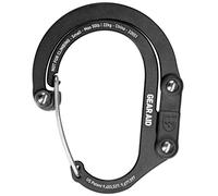 GEAR AID HEROCLIP (piccolo) Moschettone con gancio per appendere borse, b S Nero