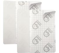 GEAR AID Tenacious Tape - Toppe flessibili per riparazione di vinile e tessuto, trasparenti, 2 toppe da 7,6 x 12,7 cm, confezione da 2