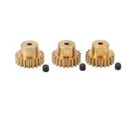 Gear del motore RC 20T M0.6 Pinimento in rame set di resistenza all'usura ad alta occlusione precisa per 1/12 1/16 auto RC 370 380 390 Motors 3pcs
