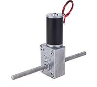 Gear Motor M8 Double Right Hand Thread Dual Shaft Reduction Motor, Quiet Low - Noise Gearmotor for Home Automation, Robotics and DIY Projects, Steel Gear Teeth, 12V DC (Rapporto di riduzione 31)