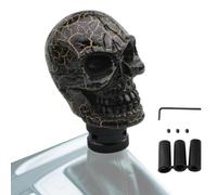 Gear Shift Knob, Resin Skeleton Shifter, Car Interior Accessory, Ergonomic Horror-Themed Design, Worldwide Fit, Compact Ideal for Sedan, Truck, Minivan, Taxi, Road Trips