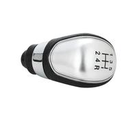 Gear Shifter Manopola Per Ford MK7 MK2 FL 2008-2012 2013 2014 2015 5/6 Velocità Pomello Del Cambio Auto Leva Testa Maniglia Pomelli Leva Cambio Auto(Silver 5 thread)