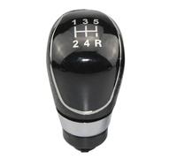 Gear Shifter Manopola Per Ford Per Mondeo MK4 Fiesta MK7 Galaxy MK3 Kuga 2008-2013 Pomello Del Cambio A 5/6 Velocità Leva Della Testa Del Bastone Maniglia Pomelli Leva Cambio Auto(5 Speed black)