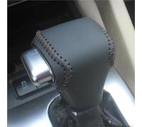 Gear Shifter Manopola Per VW Per Golf 6 Per Passat Per Tiguan Per Touran Pomello Del Cambio Automatico Custodia In Pelle Nera Copri Pomello Cambio Per Auto Pomelli Leva Cambio Auto(Black with Black)
