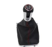 Gear Shifter Manopola Per VW Per Golf 7 Per A7 Per MK7 Per GTI Per GTD 2013 2014-2018 Leva Interruttore Maniglia Cambio Manuale Pomello Cambio 5/6 Velocità Pomelli Leva Cambio Auto(5 speed red line)