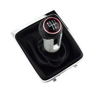 Gear Shifter Manopola Per VW Per Passat B6 2005-2011 5 6 Marce Pomello Del Cambio Nero Cuffia Del Pomello Del Cambio Telaio Pomelli Leva Cambio Auto(2)