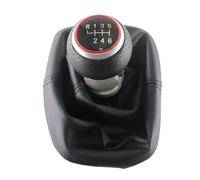 Gear Shifter Manopola Per VW Per Sharan 2 II MK2 (7M) 2001-2010 6 Velocità Cuffia Leva Cambio Sovraccoperta Antipolvere Maniglie Cambio Leva Cambio Copertura Pomelli Leva Cambio Auto(6 speed Type 5)