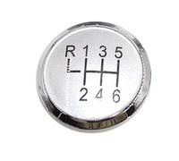 Gear Shifter Manopola Per VW Transporter T5 T5.1 Gp 2003-2011 Pomello Del Cambio A 5/6 Velocità Stemma Di Ricambio Pomelli Leva Cambio Auto(6 speed silver)