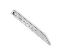 Gear Spool The Mighty Bar - Leva pry bar con estremità inclinata, resistente, per portachiavi, strumento per uso quotidiano, in acciaio INOX