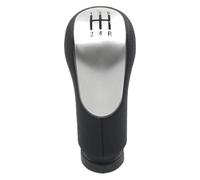 Gear Stick Cover Head 5-6 Speed Shift Knob Handle | for Fiesta, for fusion, for transit, for Connect, 2002-2005-ON, Car Accessories(Silver 5 Speed)