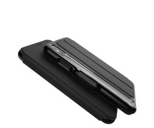 GEAR4 Oxford Folio progettato per iPhone XS Max, protezione avanzata dagli impatti di D3O, custodia a libro - nero