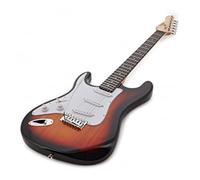 Gear4music Chitarra Elettrica Mancina LA Series, Sunburst