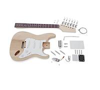 Gear4music DIY Kit Chitarra Elettrica Fai da te Corpo in Frassino