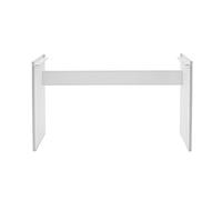 gear4music SDP-2 Stand per pianoforte, bianco