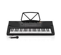 Gear4music Tastiera Musicale con Microfono per Scuola Media 54 Tasti Pianola Bambini