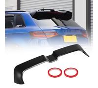 GEARCELL Alettone posteriore compatibile per Audi A3 S3 RS3 8V Sportback 5 porte 2013-2020 Lip Splitter per tetto posteriore Alettone per bagagliaio (nero lucido)