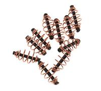 Geardeangloow 10 pezzi Carp Spring Inline Fishing Feeder Coarse Bait Fishing Tackle Cage M