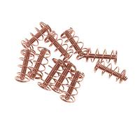 Geardeangloow 10 pezzi Carp Spring Inline Fishing Feeder Coarse Bait Fishing Tackle Cage S