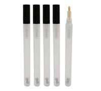 Geardeangloow 5 pennarelli vuoti ricaricabili da 1 mm, per lavagna bianca, punta fine