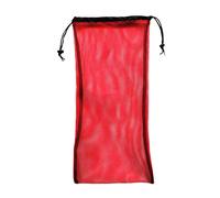 Geardeangloow Borsa a rete con coulisse per attrezzatura da snorkeling pinne subacquee maschera rossa