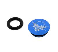 Geardeangloow Lega Bike Crank Cap Bicicletta Guarnitura Copertura Bullone di fissaggio Antipolvere blu
