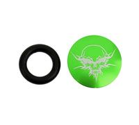 Geardeangloow Lega Bike Crank Cap Bicicletta Guarnitura Copertura Bullone di fissaggio antipolvere verde