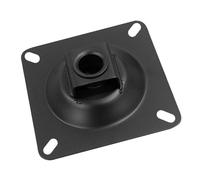 Geardeangloow Piastra di base girevole per sedia da ufficio con comando girevole per sgabello da bar senza leva di sollevamento, 168 x 168 mm