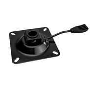 Geardeangloow Piastra di base girevole per sedia da ufficio con comando girevole per sgabello da bar con leva di sollevamento, 168 x 168 mm