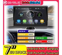 GEARELEC Autoradio da 7 pollici portatile wireless Apple CarPlay Android Stereo Multimedia Touch Screen Navigazione Bluetooth B600