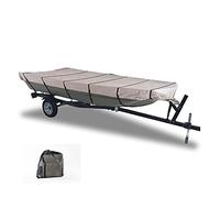 GEARFLAG Copertura per barca Jon 600D, adatta a 40,6-45,7 cm, resistente, impermeabile, di grado marino, resistente ai raggi UV, rinforzata, cinghie laterali regolabili (lunghezza 40-45 cm