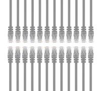 Gearit 10-pack, CAT5e Ethernet patch cavo 0.5 metri Gray 2 Feet (24-Pack)