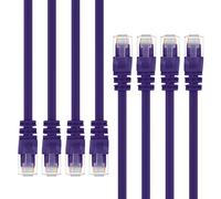 Gearit 10-pack, CAT5e Ethernet patch cavo 0.5 metri Purple 20 Feet (8-Pack)