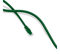 Gearit CAT5e Ethernet patch cavo 0.5 metri - antigroviglio RJ45 cavo di rete LAN per computer, verde [Garanzia a vita] Green 30'