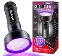 GearLight Torcia UV - 68 LED, rivelatrice di urina cane, gatto o animale domestico, scorpioni, cimici dei letti, per il trattamento della resina, la rimozione macchie e odori dai tappeti