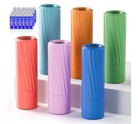 GEARLITE Mini Torcia LED per bambini, piccola, alimentata a batteria AAA, IP65, impermeabile, con cordino, per ragazzi e ragazze, campeggio, escursioni all'aperto (6 colori)