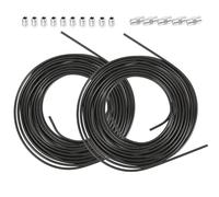 GEARMONSTER 2 x 5 m tubo freno Ø 4,75 mm acciaio in set + 10 raccordi + 5 connettori M10 x 1 DIN 74 234 tubo freno in acciaio ramato in assortimento per bordel F per auto, moto, auto