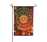 Gears Clock Bronze Century Print 30,5 x 45,7 cm bandiera giardino tutte le stagioni decorazione esterna per cortile patio portico e prato bandiera