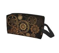 Gears Clock Bronze Century Print Borsa da viaggio per uomini e donne, borsa organizer portatile di grande capacità