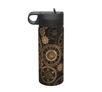 Gears Clock Bronze Century Printing The Print 510,3 g Acciaio inossidabile Sport Bollitore isolato con coperchio per adulti uomini donne
