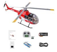 Gearthling BO105 RC elicottero per adulti, 470-Class 2.4G 6CH GPS RC elicottero militare modello con H1 Flight Controller, volo 3D, modello di aereo telecomandato (versione RTF)