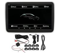 GearWell HeadRest Monitor, display per auto touchscreen 10,6 pollici, di intrattenimento dei sedili posteriori per Android 9.0, giocatore multimediale del veicolo, di