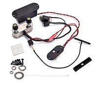 Gearwell Set Pickup per Violino, Microfono a Contatto Pickup Piezo per Violino con Segnale Anti Interferenza, Accessorio per Il Miglioramento del Suono per Performance sul Palco